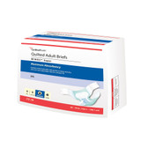 Wings Super Quilted Incontinence Brief Adult 2X-Large Unisex Disposable Heavy Absorbency, 67093, Bag of 1