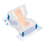 Tranquility Top Liner Contour Booster Pad 13-1/2 X 21-1/2 Inch Heavy Absorbency Super Absorbent Core One Size Fits Most, 3096, Case of 10