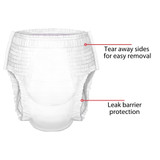Cardinal Health Wings Unisex Youth Absorbent Underwear Pull On with Tear Away Seams Small / Medium Disposable Heavy Absorbency, 70073A, Case of 4