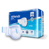 Attends Incontinence Brief Adult Large Unisex Disposable Heavy Absorbency, DDA30, Case of 72