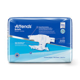Attends Incontinence Brief Adult Large Unisex Disposable Heavy Absorbency, DDA30, Case of 72