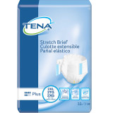 Adult Incontinent Brief TENA Stretch Plus Tab Closure 2X-Large Disposable Moderate Absorbency 61090 Case/64 61090 SCA PERSONAL CARE 959407_CS