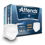 Adult Absorbent Underwear Attends Pull On Large Disposable Heavy Absorbency APPNT30 Case/56 APPNT30 ATTENDS HEALTHCARE PRODUCTS 830764_CS