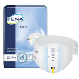 TENA Ultra Incontinence Brief Adult Large Unisex Disposable Heavy Absorbency, 67351, Case of 6