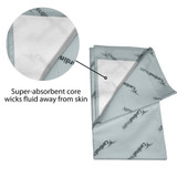 Wings Quilted Premium Comfort Disposable Underpad Low Air Loss and Repositioning 30 X 36 Inch Airlaid Heavy Absorbency, P3036C, Bag of 10