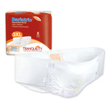 Tranquility Bariatric Incontinence Brief Adult 3X-Large Unisex Disposable Heavy Absorbency, 2190, Bag of 8