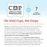 Tranquility Premium DayTime Absorbent Underwear Pull On with Tear Away Seams Adult Medium Unisex Disposable Heavy Absorbency, 2105, Case of 72