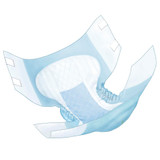 Wings Overnight Quilted Incontinence Brief Adult Large Unisex Disposable Heavy Absorbency, 67034, Bag of 1