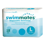 Swimmates Bowel Containment Swim Brief Pull On with Tear Away Seams Adult Large Unisex Disposable Moderate Absorbency, 2846, Case of 72