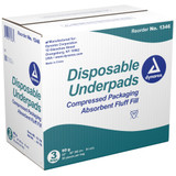Dynarex Disposable Underpad 23 X 36 Inch Fluff Light Absorbency, 1346, Case of 150