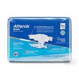 Attends Advanced Incontinence Brief Adult Medium Unisex Disposable Heavy Absorbency, DDC20, Bag of 24