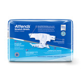 Attends Stretch Incontinence Brief Adult Medium / Regular Unisex Disposable Heavy Absorbency, DDSMR, Bag of 24