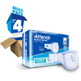 Attends Stretch Incontinence Brief Adult Medium / Regular Unisex Disposable Heavy Absorbency, DDSMR, Bag of 24