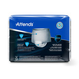 Attends For Men Absorbent Underwear Pull On with Tear Away Seams Adult Large Male Disposable Heavy Absorbency, ADUM35, Bag of 18