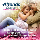 Bladder Control Pad Attends® Discreet 15 Inch Length Moderate Absorbency Polymer Core One Size ADPULT Case of 200 ADPULT Attends® Discreet 1039115_CS