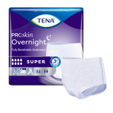 TENA ProSkin Overnight Super Absorbent Underwear Pull On with Tear Away Seams Adult Large Unisex Disposable Heavy Absorbency, 72325, Case of 56