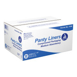 Dynarex Bladder Control Pad 6 X 17 Inch Moderate Absorbency Wood Pulp / Polypropylene / Tissue Core One Size Fits Most, 1336, Box of 25