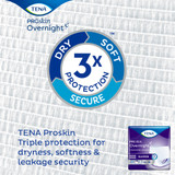TENA ProSkin Overnight Super Absorbent Underwear Pull On with Tear Away Seams Adult Medium Unisex Disposable Heavy Absorbency, 72235, Bag of 14