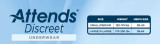 Adult Absorbent Underwear Attends Discreet Pull On Small / Medium Disposable Moderate Absorbency ADUM15 BG/20 ADUM15 ATTENDS HEALTHCARE PRODUCTS 1039113_BG Adult Absorbent Underwear Attends Discreet Pull On Small / Medium Disposable Moderate Absorbency ADUM15 BG/20 ADUM15 ATTENDS HEALTHCARE PRODUCTS 1039113_BG