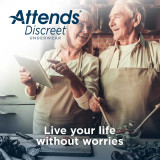 Adult Absorbent Underwear Attends Discreet Pull On Small / Medium Disposable Moderate Absorbency ADUM15 BG/20 ADUM15 ATTENDS HEALTHCARE PRODUCTS 1039113_BG Adult Absorbent Underwear Attends Discreet Pull On Small / Medium Disposable Moderate Absorbency ADUM15 BG/20 ADUM15 ATTENDS HEALTHCARE PRODUCTS 1039113_BG