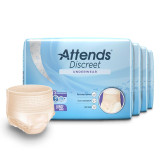Female Adult Absorbent Underwear Attends® Discreet Pull On with Tear Away Seams Large Disposable Heavy Absorbency ADUF30 Case of 72 ADUF30 Attends® Discreet 1039111_CS