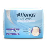 Female Adult Absorbent Underwear Attends® Discreet Pull On with Tear Away Seams Large Disposable Heavy Absorbency ADUF30 Case of 72 ADUF30 Attends® Discreet 1039111_CS