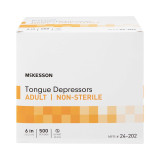 Tongue Depressor McKesson 6 Inch Length Wood 24-202 Case of 10 McKesson 484942_CS Tongue Depressor McKesson 6 Inch Length Wood 24-202 Case of 10 McKesson 484942_CS