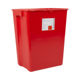 McKesson Prevent Sharps Container Red Base 24-3/5 H X 17-3/10 W X 13 L Inch Vertical Entry 18 Gallon, 2268, Pack of 1