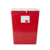 McKesson Prevent Sharps Container Red Base 20-4/5 H X 17-3/10 W X 13 L Inch Vertical Entry 12 Gallon, 2267, Case of 8