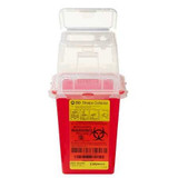 Phlebotomy Sharps Container 1-Piece 9H X 4.5W X 4D Inch 1.5 Quart Red Base Vertical Entry Lid 305487 Each/1 305487 Becton 140597_EA Phlebotomy Sharps Container 1-Piece 9H X 4.5W X 4D Inch 1.5 Quart Red Base Vertical Entry Lid 305487 Each/1 305487 Becton 140597_EA