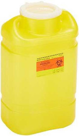 Chemotherapy Sharps Container 2-Piece 14H X 7.5W X 10.5D Inch 5 Gallon Yellow Base Snap-On Lid 305493 Each/1 305493 BECTON-DICKINSON 152482_EA Chemotherapy Sharps Container 2-Piece 14H X 7.5W X 10.5D Inch 5 Gallon Yellow Base Snap-On Lid 305493 Each/1 305493 BECTON-DICKINSON 152482_EA