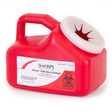 Mail System Pro-Tec Mailback Sharps Container Red Base 9 L X 6 W X 7-1/2 H Inch Vertical Entry 1 Gallon, 11000-018, Case of 18