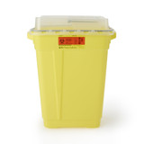 BD Chemotherapy Waste Container Yellow Base 26-1/4 H X 20 W X 14-3/4 D Inch Vertical Entry 19 Gallon, 305613, Pack of 1