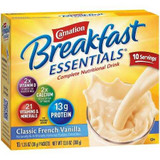 Oral Supplement Carnation Breakfast Essentials Classic French Vanilla 36 Gram Individual Packet Powder 11004659 Box/10 11004659 NESTLE'HEALTHCARE NUTRITION 810730_BX