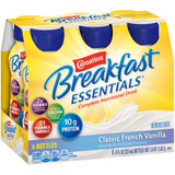 Carnation Breakfast Essentials Oral Supplement French Vanilla Flavor Liquid 8 oz. Bottle, 12230501, Pack of 1