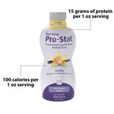 Pro-Stat Oral Supplement Vanilla Flavor Liquid 30 oz. Bottle, 78350, Pack of 1
