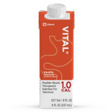 Vital 1.0 Cal Oral Supplement Vanilla Flavor Liquid 8 oz. Reclosable Carton, 64832, Case of 24