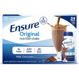 Ensure Original Shake Oral Supplement Milk Chocolate Flavor Liquid 8 oz. Bottle, 57231, Case of 24