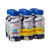 Ensure Plus Nutrition Shake Oral Supplement Vanilla Flavor Liquid 8 oz. Bottle, 57263, Pack of 6