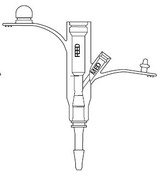 MIC Bolus Feeding Adapter 14 Fr., 0136-14, Pack of 1
