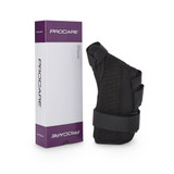 Wrist Brace with Abducted Thumb ProCare ComfortFORM Aluminum / Foam / Spandex / Plastic Left Hand Black Medium 79-87315 Pack of 1