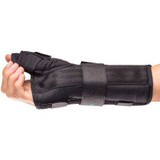 Wrist Splint Premier With Thumb Spica Aluminun / Foam Right Hand Black / Blue Large 08144564 Each/1 8144564 BIRD & CRONIN 442321_EA