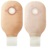 New Image Two-Piece System Ostomy Pouch, 12" L, 2.75" Flange, Drainable, Ultra Clear, Box of 10