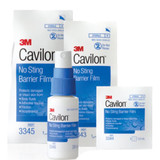3M Cavilon No Sting Skin Barrier Applicator 26 to 62% Strength Hexamethyldisiloxane / Isooctane / Acrylate Terpolymer / Polyphenylmethylsiloxane Individual Packet Sterile, 3343, Box of 25