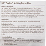 3M Cavilon No Sting Skin Barrier Applicator 26 to 62% Strength Hexamethyldisiloxane / Isooctane / Acrylate Terpolymer / Polyphenylmethylsiloxane Individual Packet Sterile, 3345, Box of 25