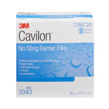 Skin Barrier Applicator 3M™ Cavilon™ No Sting 26 to 62% Strength Hexamethyldisiloxane / Isooctane / Acrylate Terpolymer / Polyphenylmethylsiloxane Individual Packet Sterile 3343 Pack of 1 3343 3M™ Cavilon™ No Sting 292018_EA