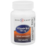 Vitamin B-6 Supplement McKesson Brand 100 mg Strength Tablet 100 per Bottle 57896085401 BT/100 57896085401 MCK BRAND 1058788_BT Vitamin B-6 Supplement McKesson Brand 100 mg Strength Tablet 100 per Bottle 57896085401 BT/100 57896085401 MCK BRAND 1058788_BT
