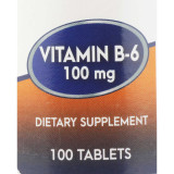Vitamin B-6 Supplement McKesson Brand 100 mg Strength Tablet 100 per Bottle 57896085401 BT/100 57896085401 MCK BRAND 1058788_BT Vitamin B-6 Supplement McKesson Brand 100 mg Strength Tablet 100 per Bottle 57896085401 BT/100 57896085401 MCK BRAND 1058788_BT