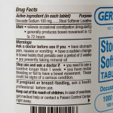 Stool Softener McKesson Brand Tablet 1000 per Bottle 100 mg Strength Docusate Sodium 57896042110 BT/1000 57896042110 MCK BRAND 633777_BT