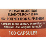 Iron Supplement McKesson Brand 150 mg Strength Capsule 100 per Bottle 57896077701 BT/100 57896077701 MCK BRAND 689194_BT